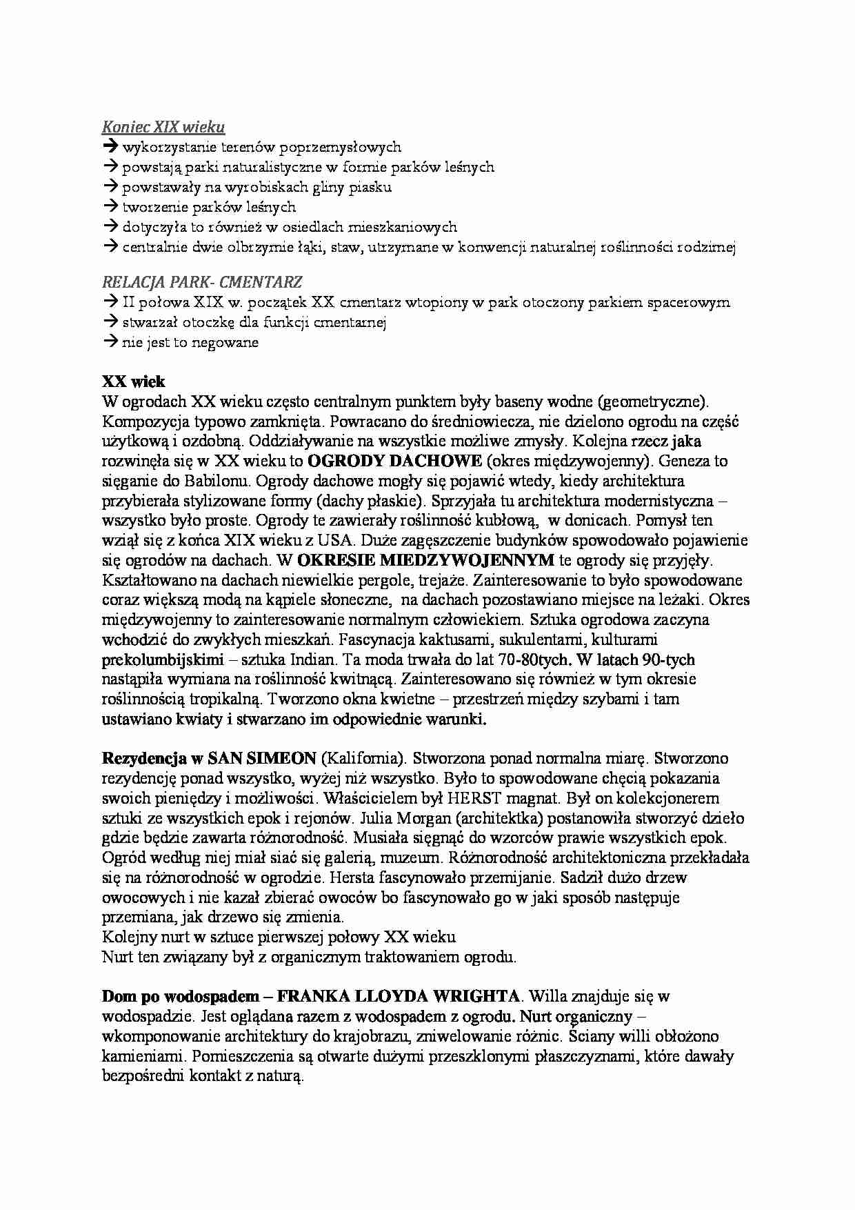 XX wiek - omówienie - strona 1