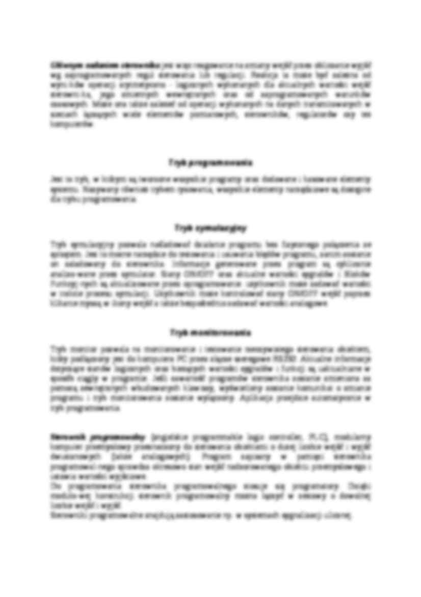 Sterownik programowalny PLC - omówienie - strona 2