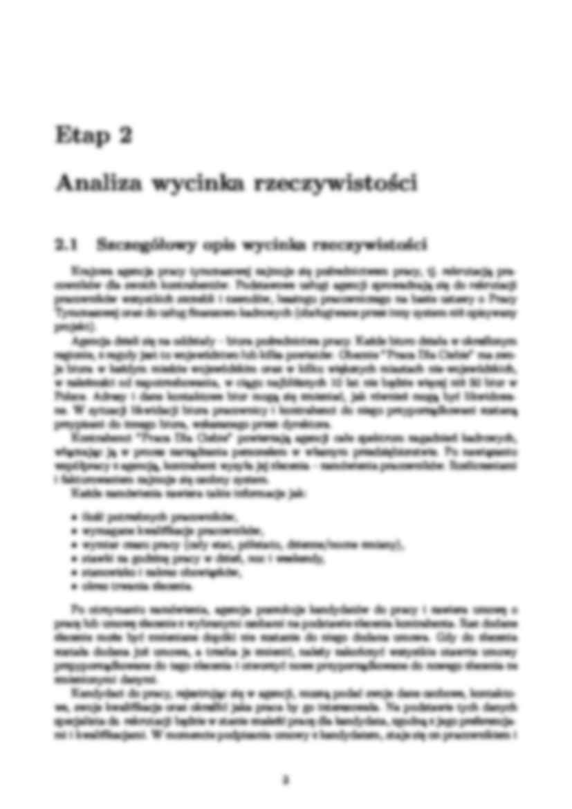 Projekt bazy danych krajowej agencji pracy tymczasowej - strona 3