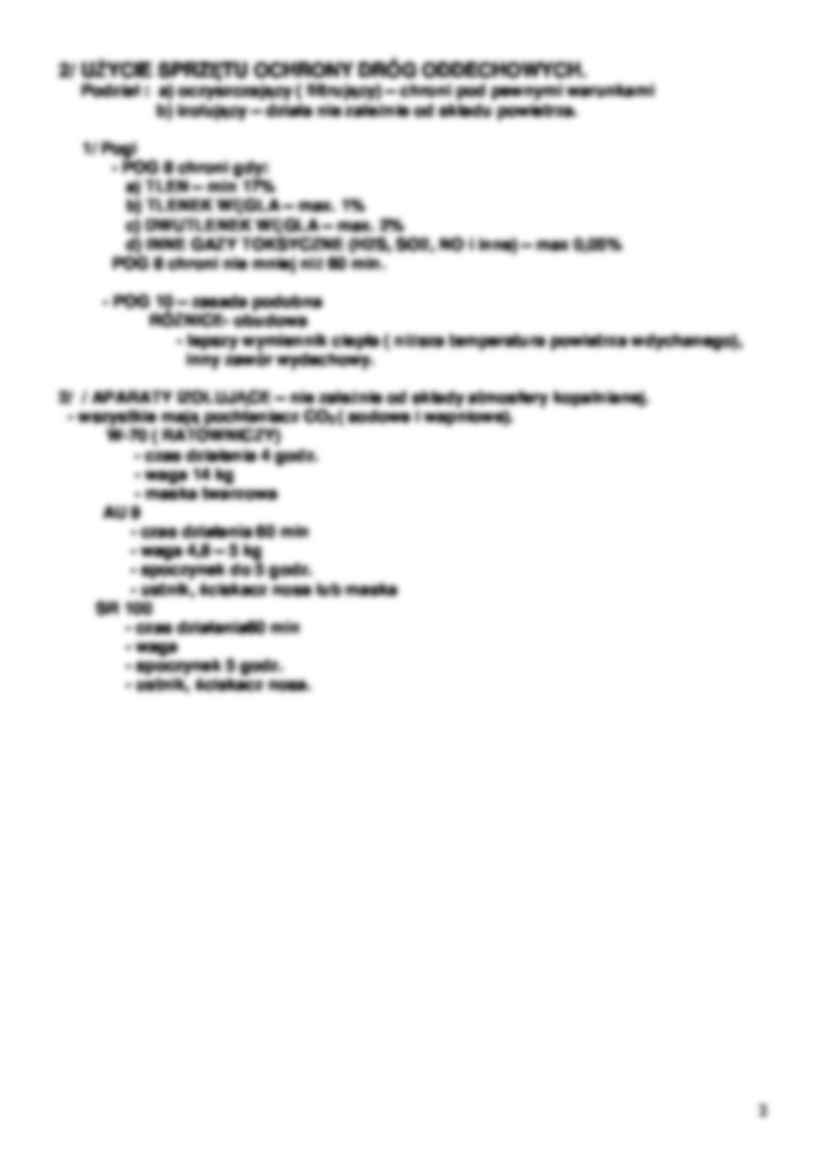 Zagrożenia, sprzęt ochrony osobistej - omówienie - strona 2