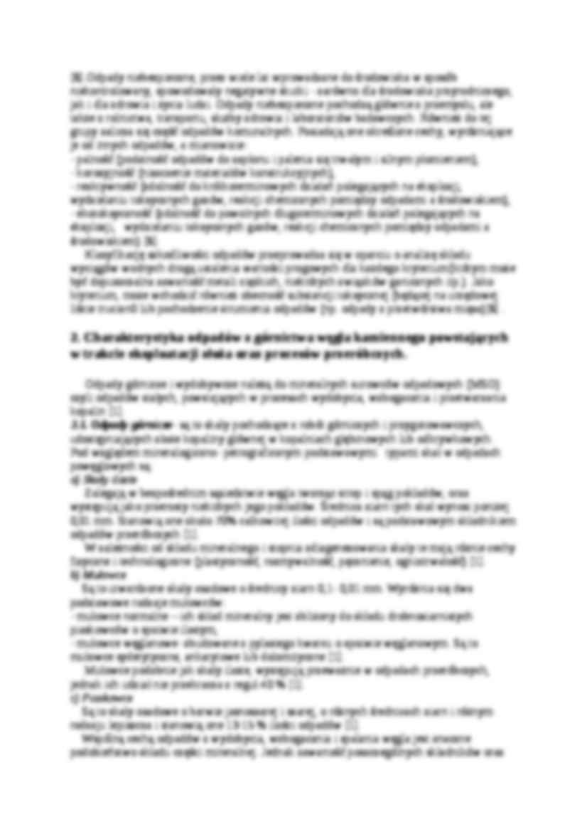 Charakterystyka odpadów z górnictwa  - omówienie - strona 3