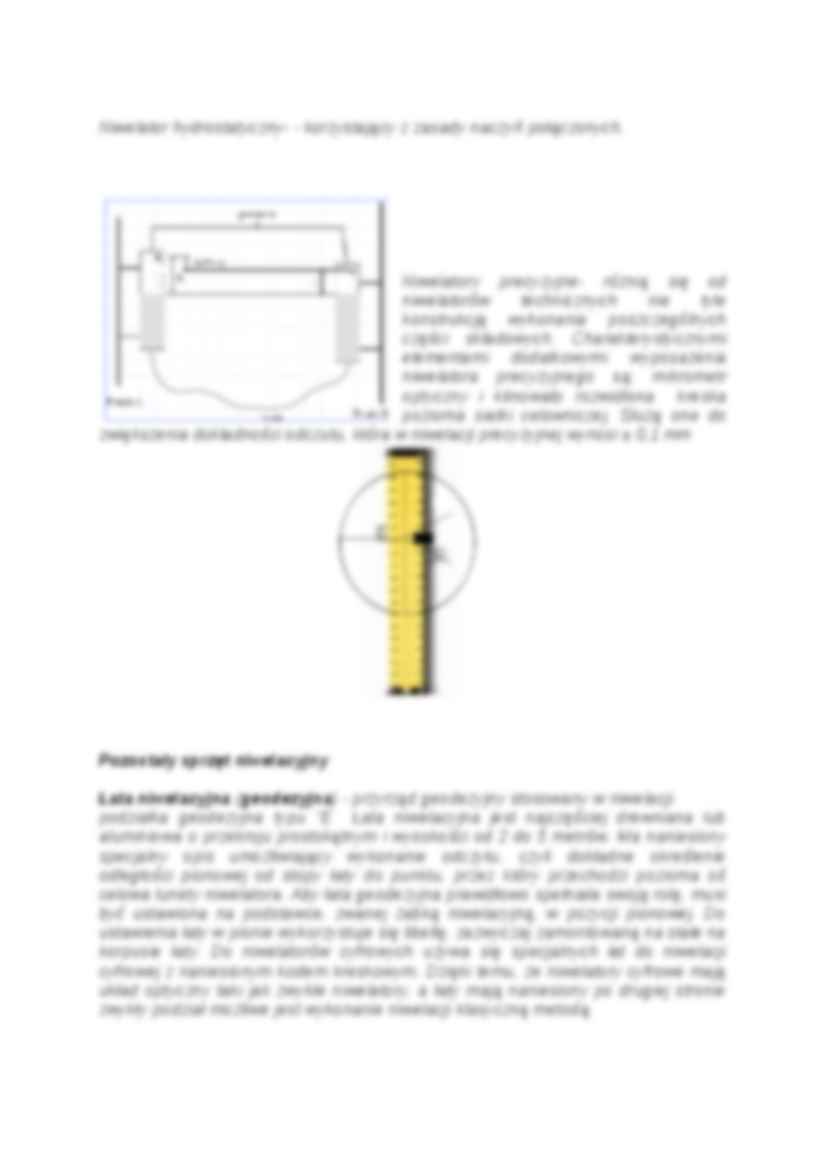 Niwelator - opis działania - strona 2