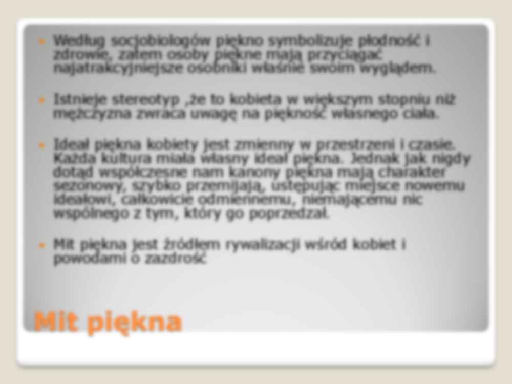 Kulturowe ideały piękna a zaburzenia odżywiania - prezentacja studenta - strona 3