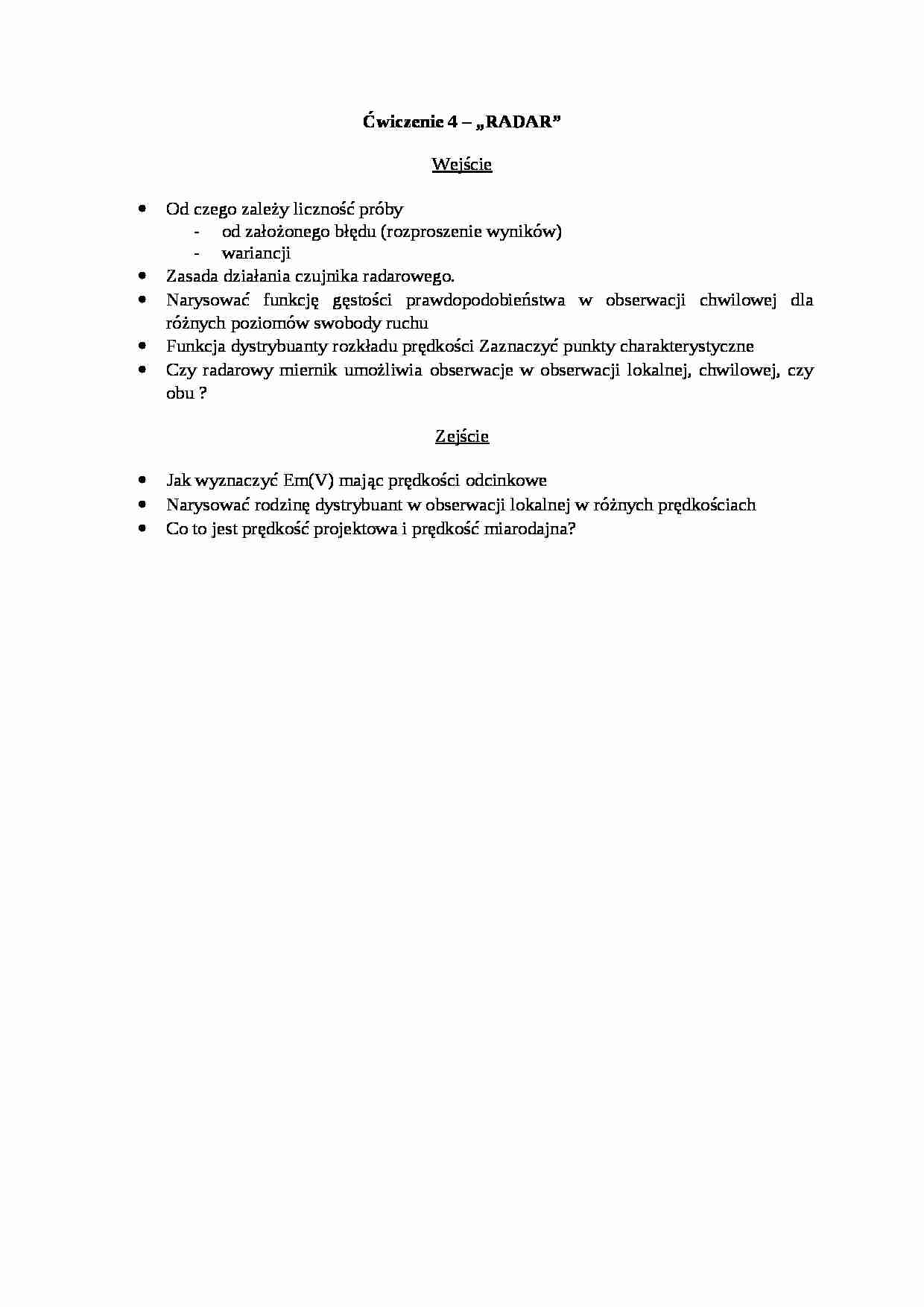 Ćwiczenie 4 - pytania - strona 1