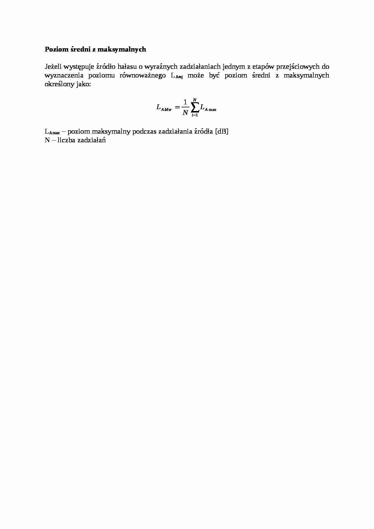 Poziom średni z maksymalnych - strona 1