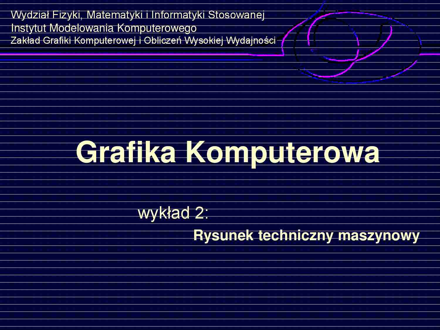 Rysunek techniczny maszynowy - strona 1