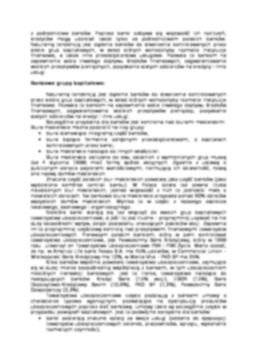 Banki a inne instytucje pośrednictwa finansowego- opracowanie - strona 2