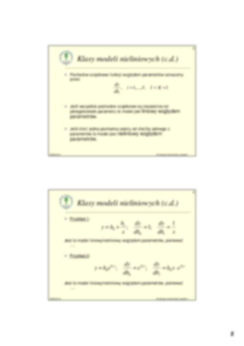 Ekonometria- wykład 4 - strona 2