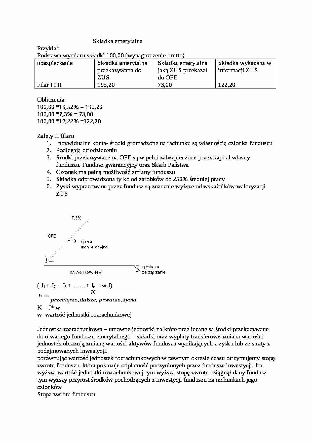 Skladka emerytalna- opracowanie - strona 1
