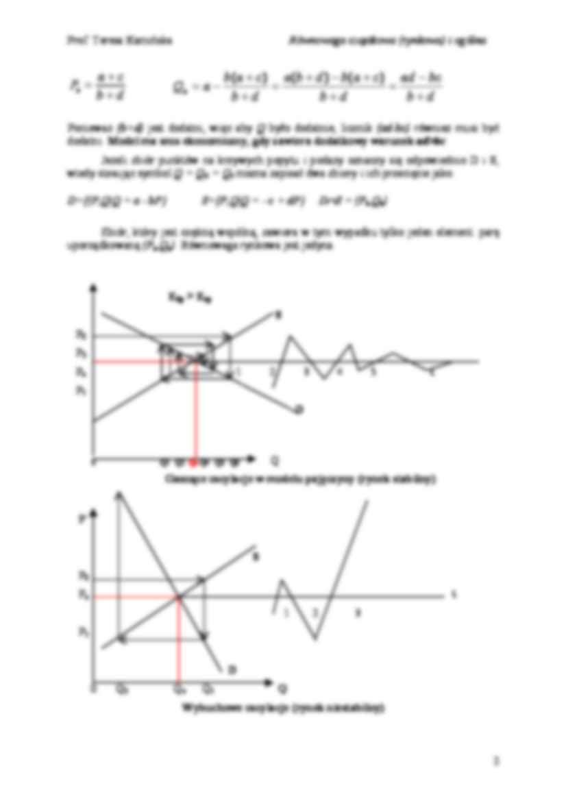 Równowaga rynkowa- wykład - strona 2