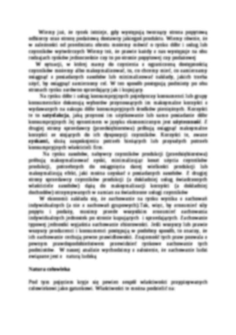 Zasady zachowanie rynkowego- opracowanie - strona 2