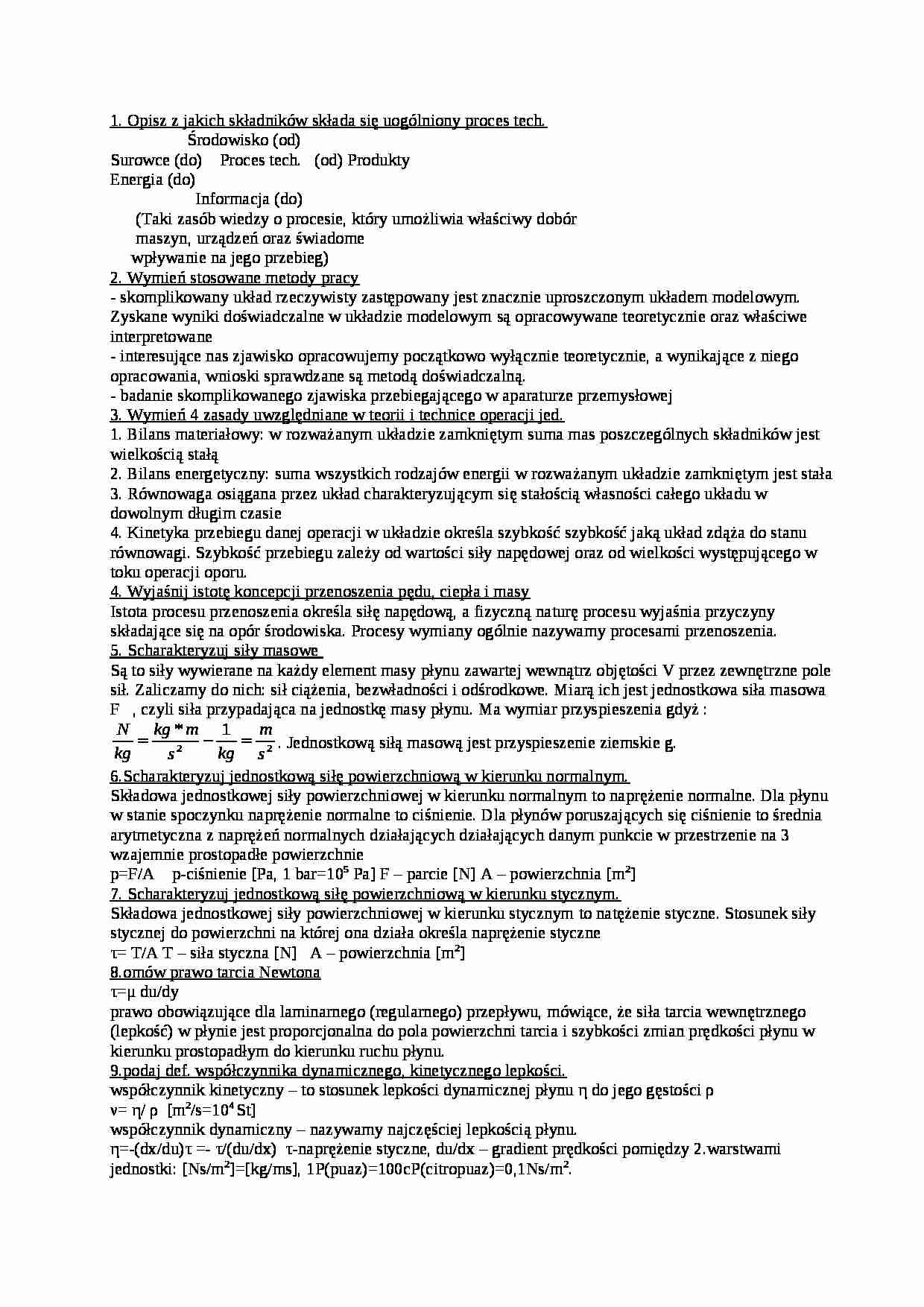 Biprocesy - test - strona 1