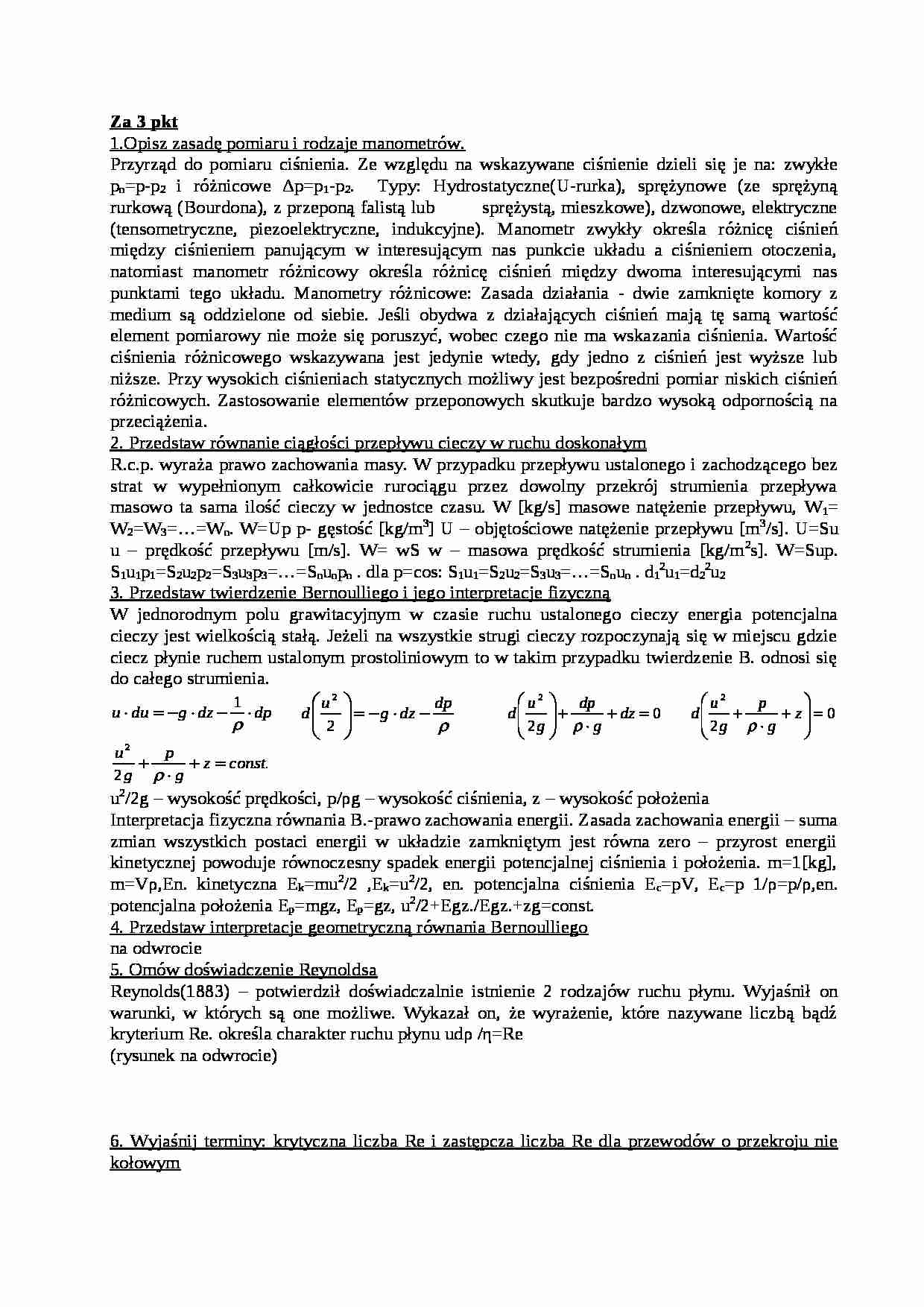 Test z bioprocesów - strona 1