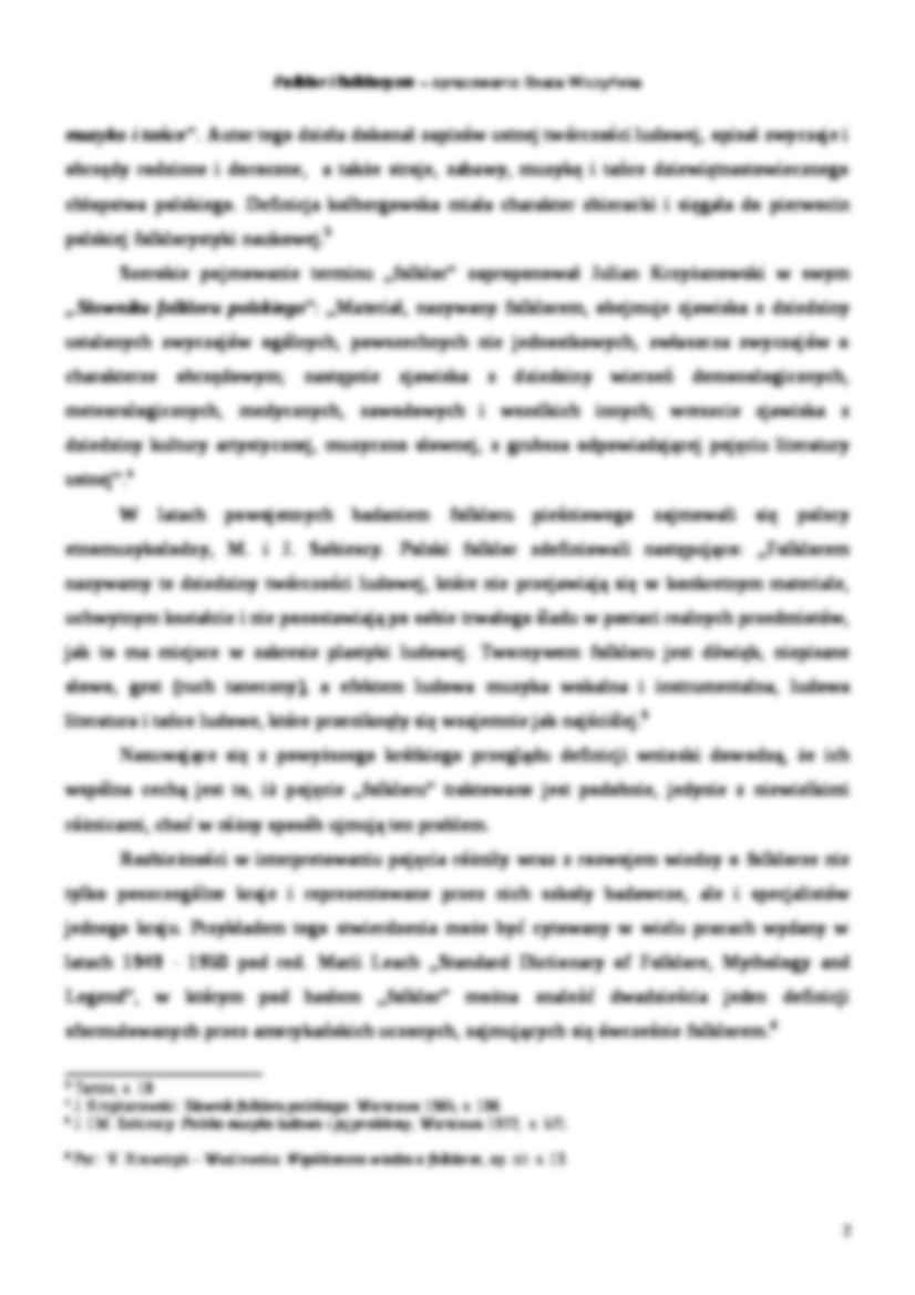 B. Wiczynska - Folklor a folkloryzm - wykład - strona 2