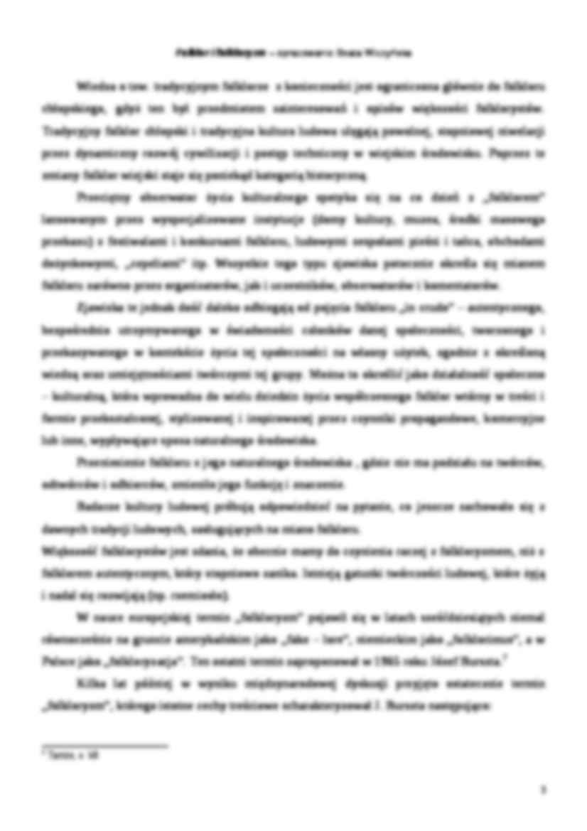 B. Wiczynska - Folklor a folkloryzm - wykład - strona 3