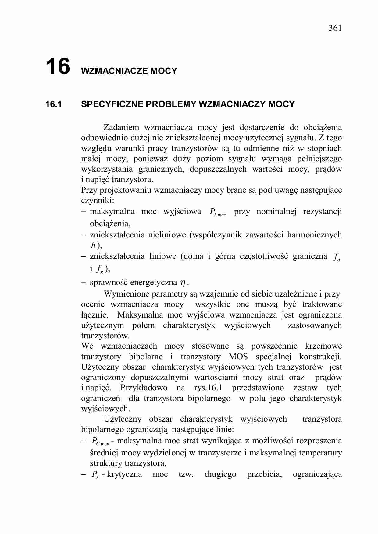 Wzmacniacze mocy - wykład - strona 1