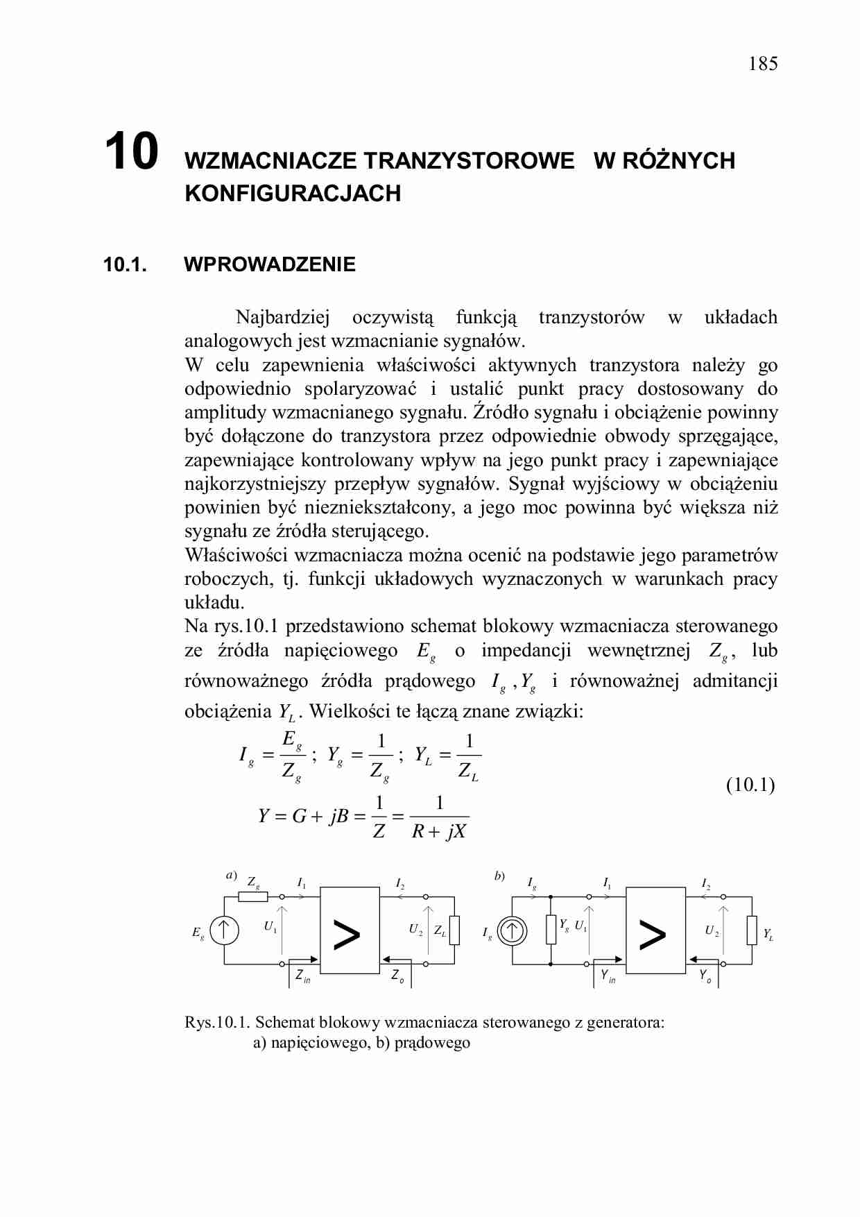 Wzmacniacze Tranzystorowe - wykład - strona 1