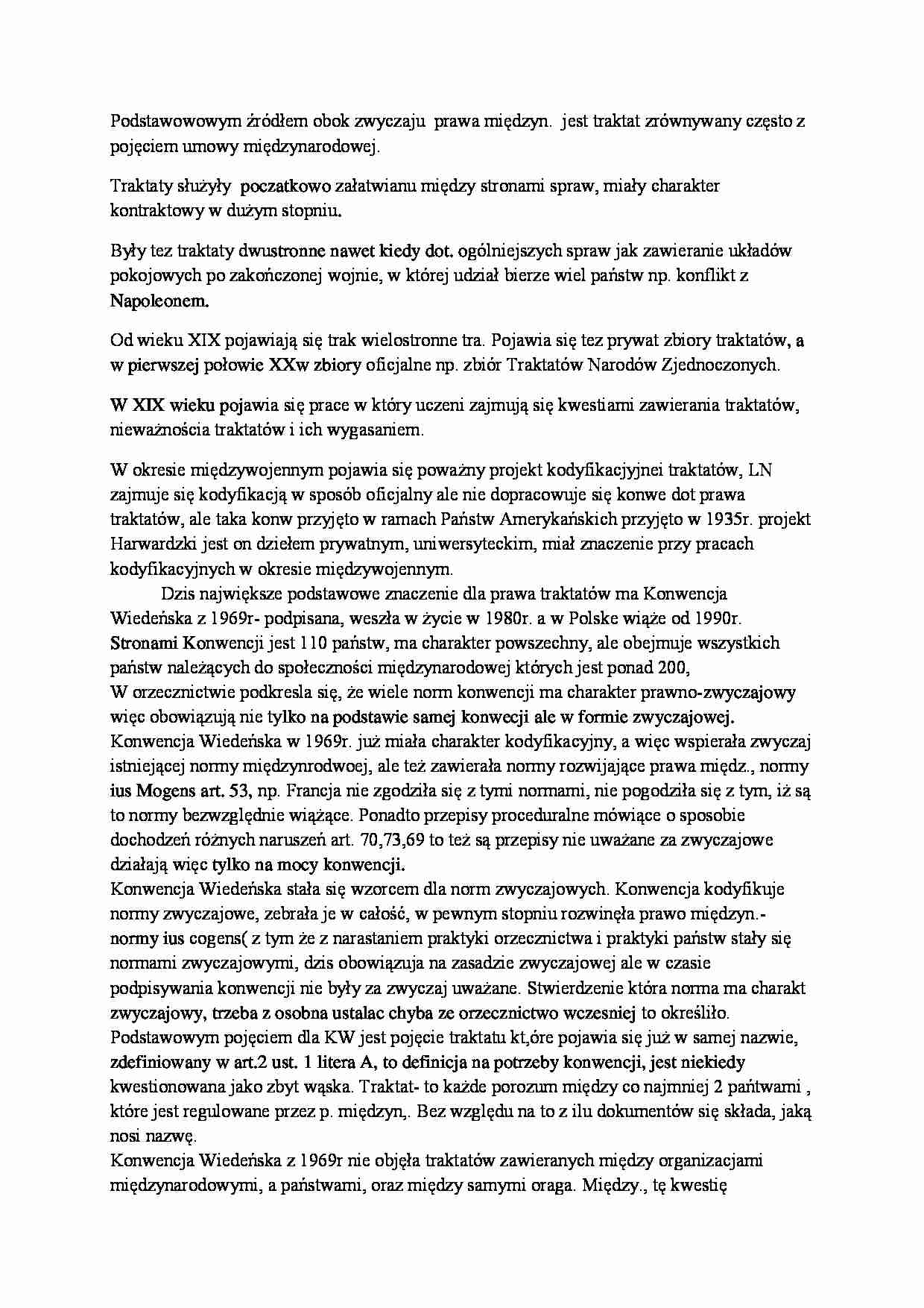 Źródła prawa międzynarodowego publicznego - wykład - strona 1