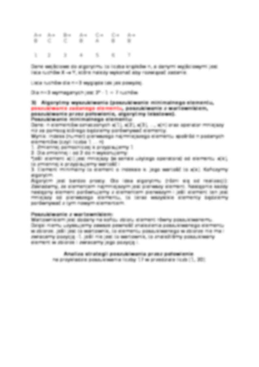 ALGORYTMY I STRUKTURY DANYCH - opracowane zagadnienia - strona 3