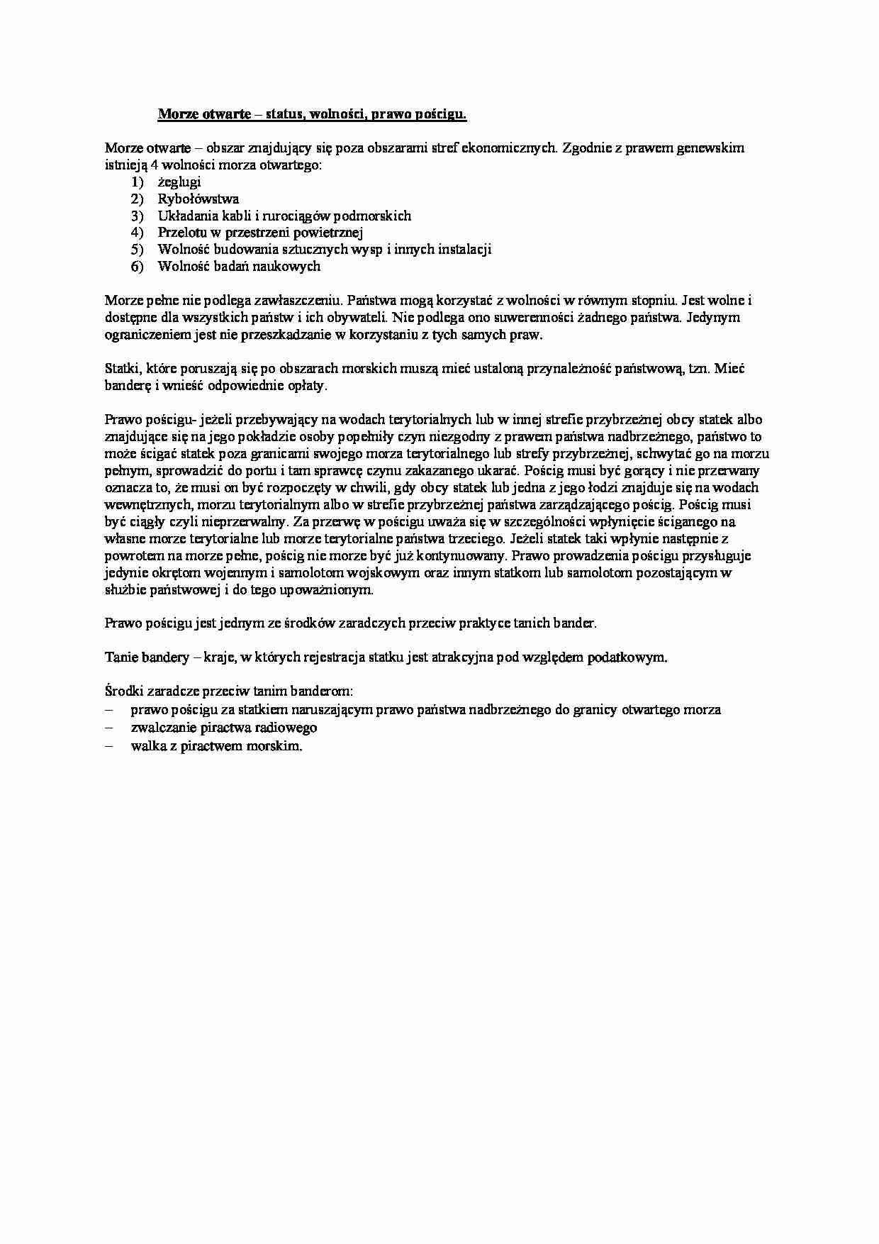 Wykład - Morze otwarte - strona 1