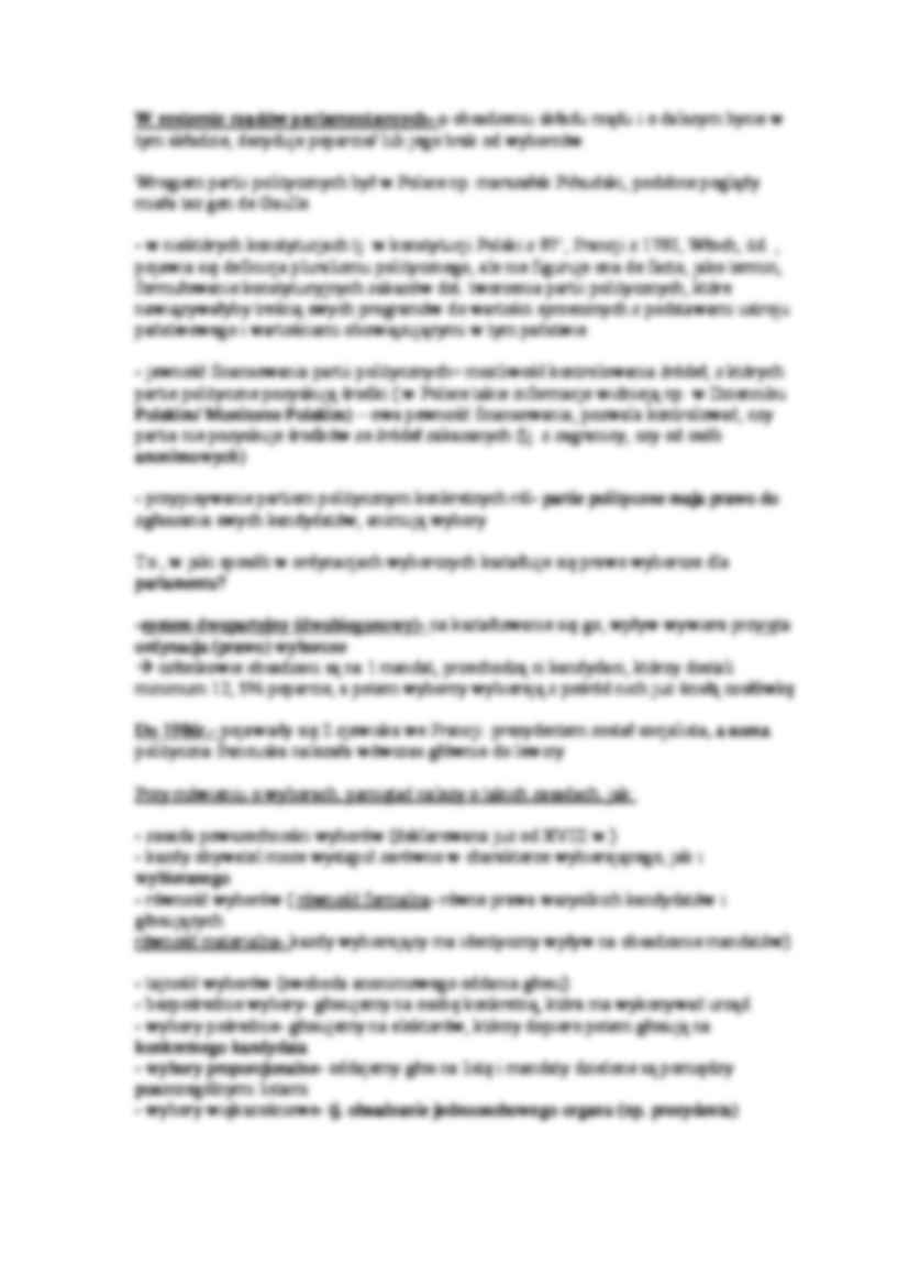 Demokracja przedstawicielska - wykład - strona 2