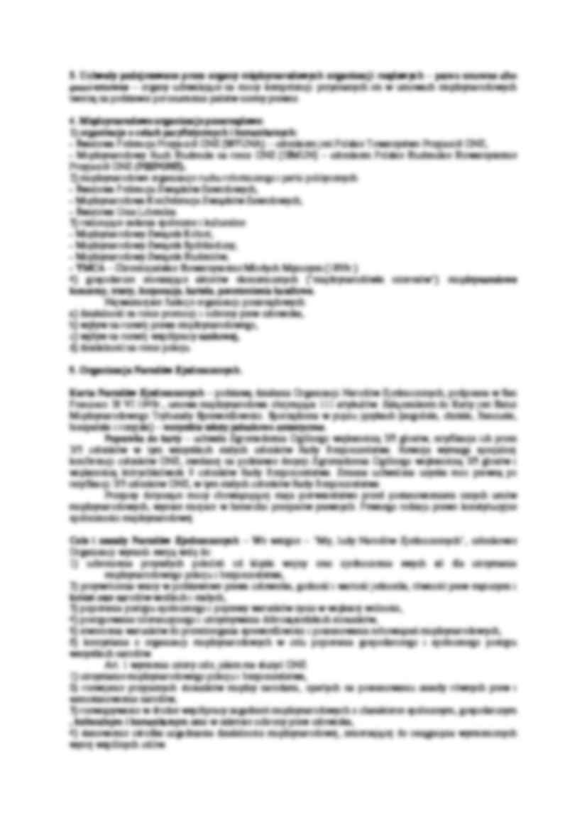 Organizacje międzynarodowe - wykład - Organizacje Rządowe - strona 2