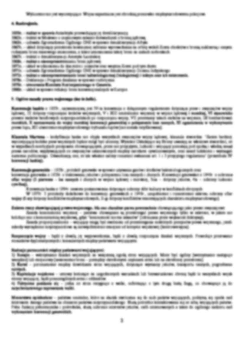 Prawo konfliktów zbrojnych - wykład - wojna - strona 2