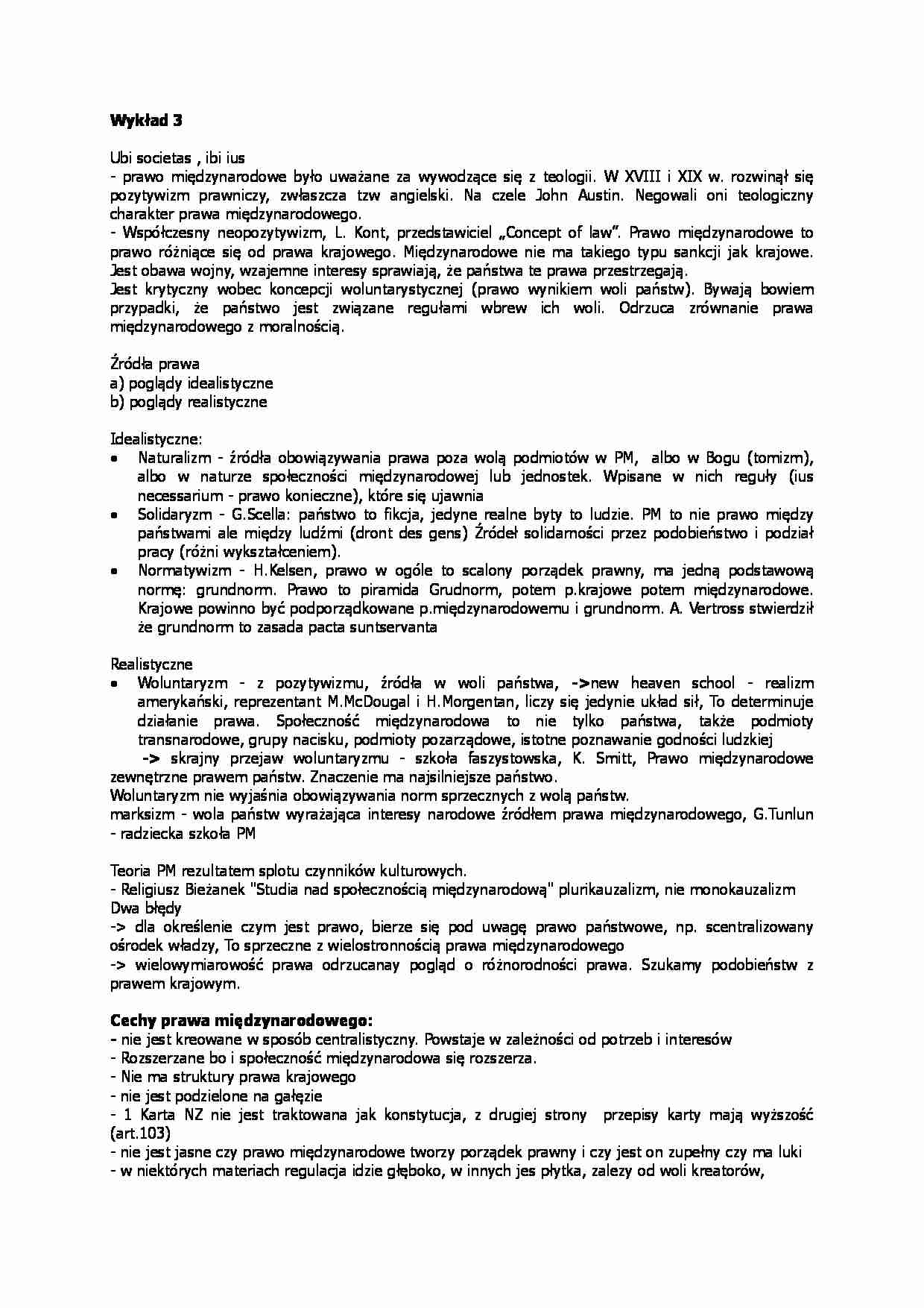 Ubi societas , ibi ius - wykład - strona 1