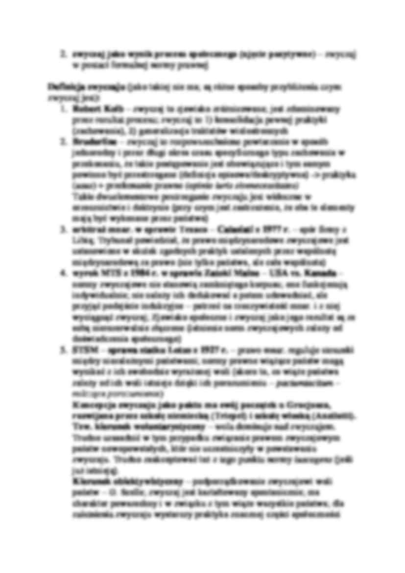 Wykład - Zwyczaj jako źródło prawa międzynarodowego - strona 2