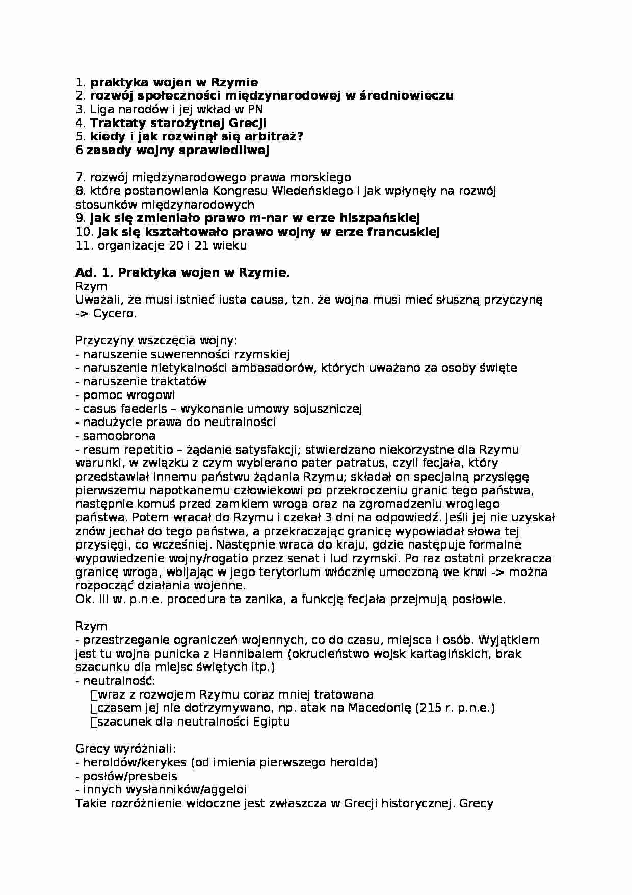 Pytania do egzaminu - Liga Narodów - strona 1