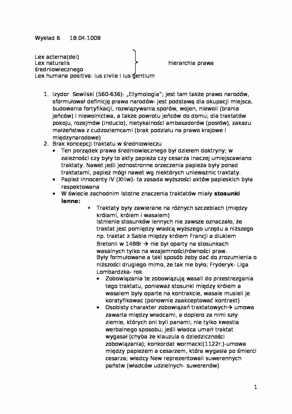 Lex acterna - wykład - strona 1