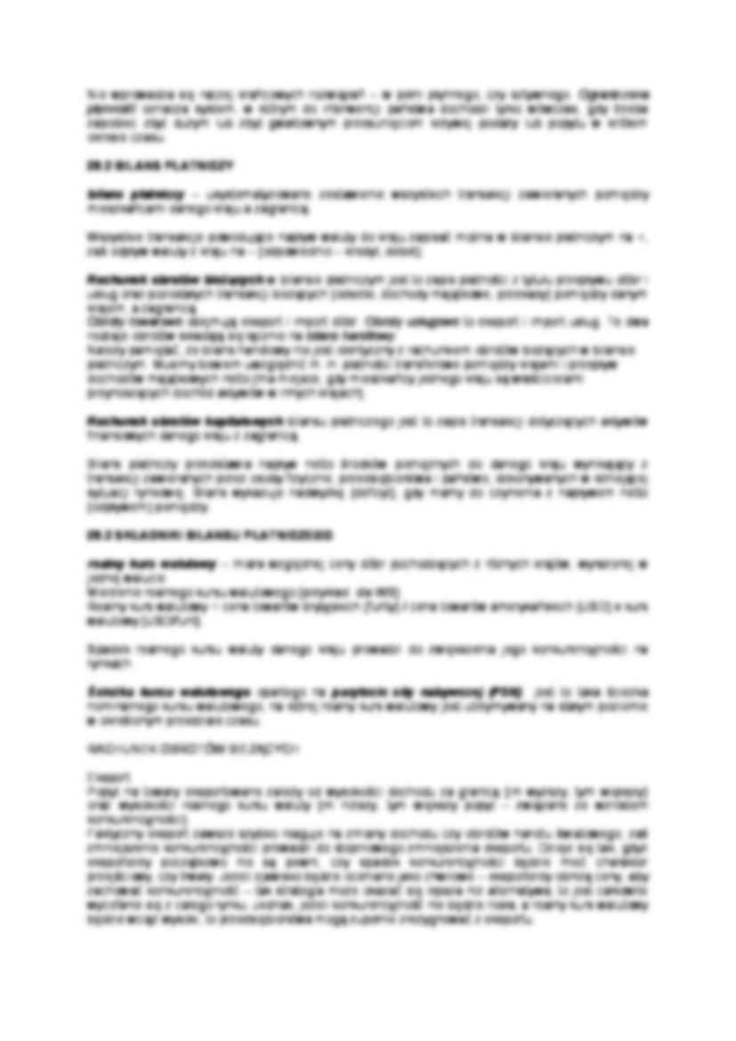 Makroekonomia gospodarki otwartej - wykład - strona 2