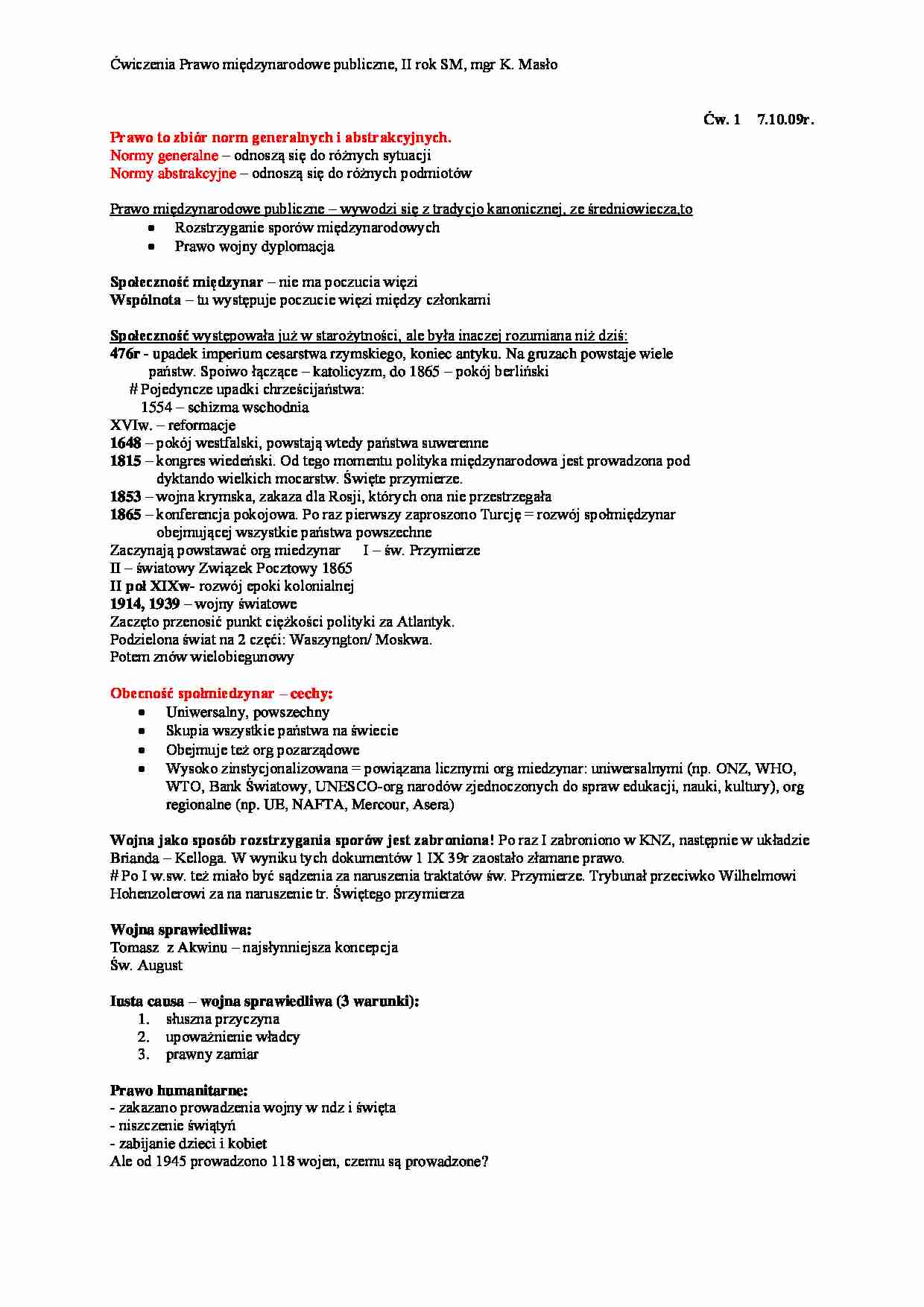 Wykład - definicja prawa - strona 1