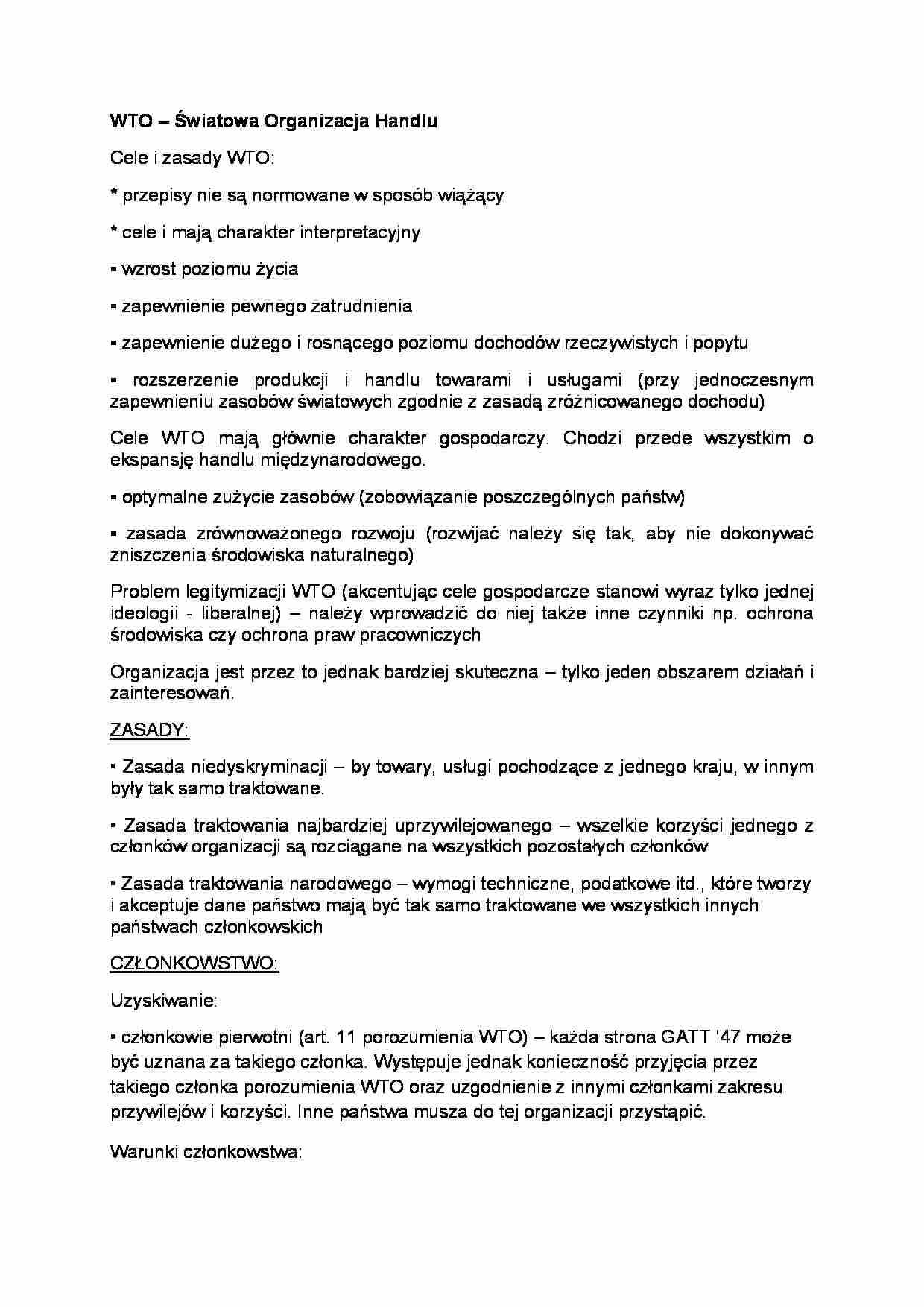 WTO - wykład - strona 1