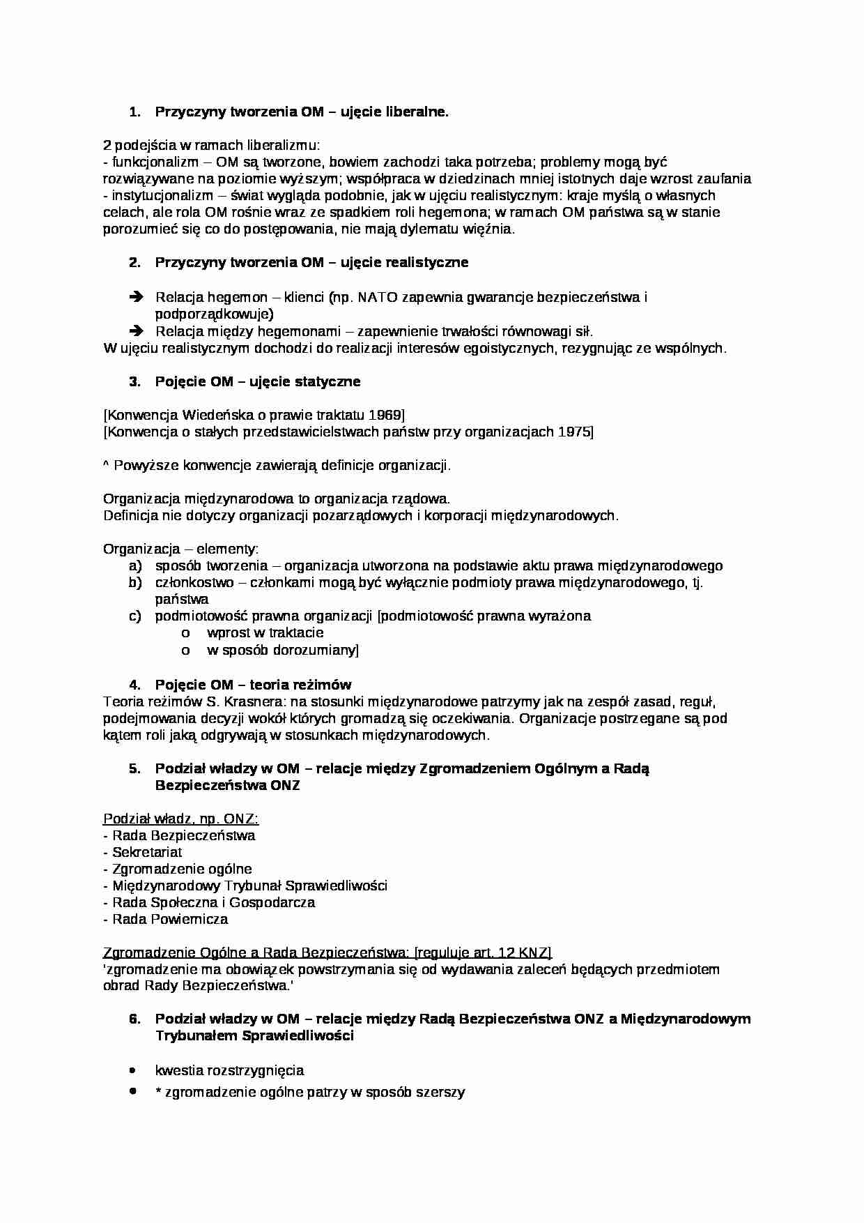 Przyczyny tworzenia OM - wykład - strona 1