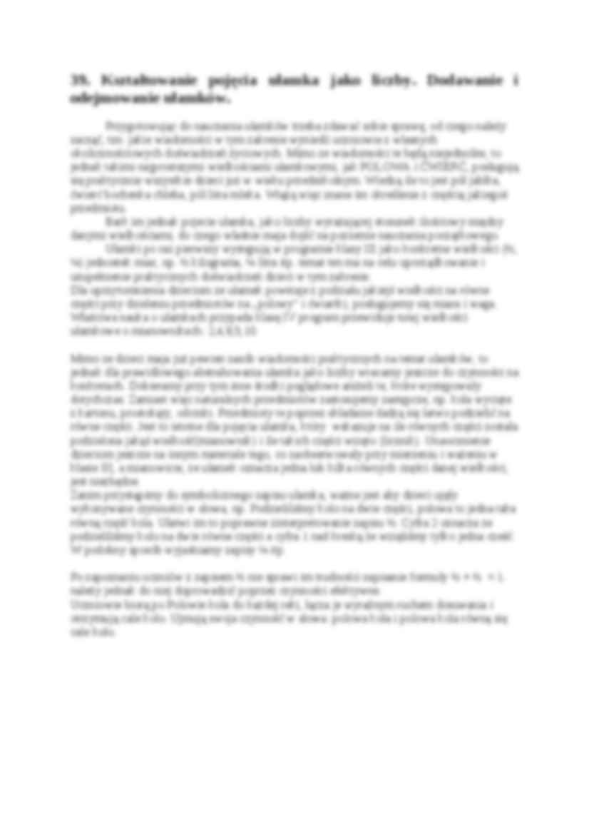 metodyka nauczania matematyki - notatki z wykładów i ćwiczeń - strona 3