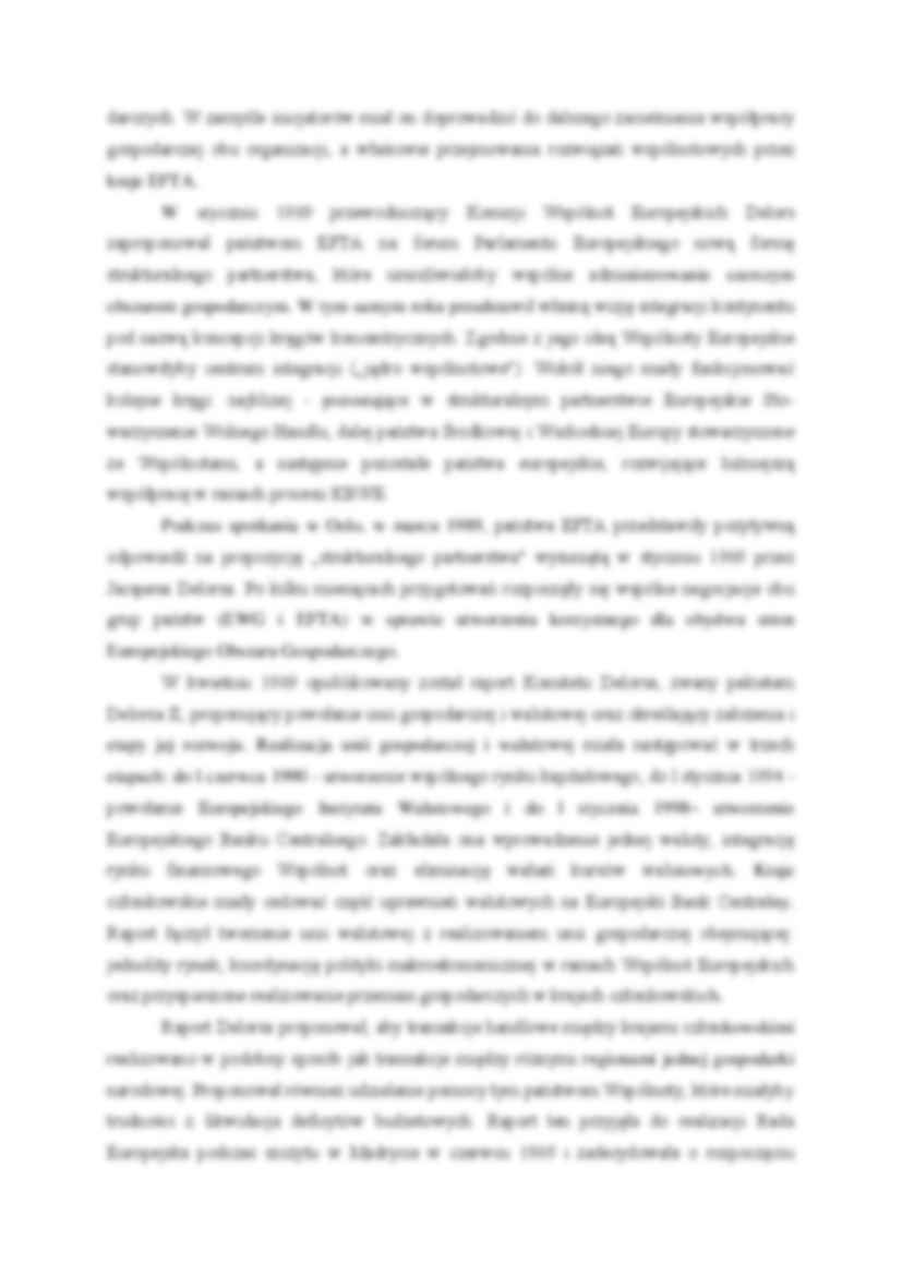 Inicjatywy integracyjne Delorsa - wykład - strona 2