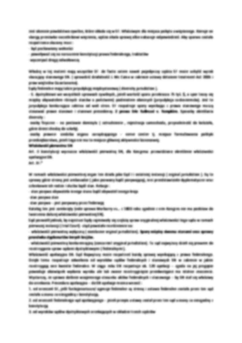 System ustrojowy i prawny Stanów Zjednoczonych - wykład - strona 2