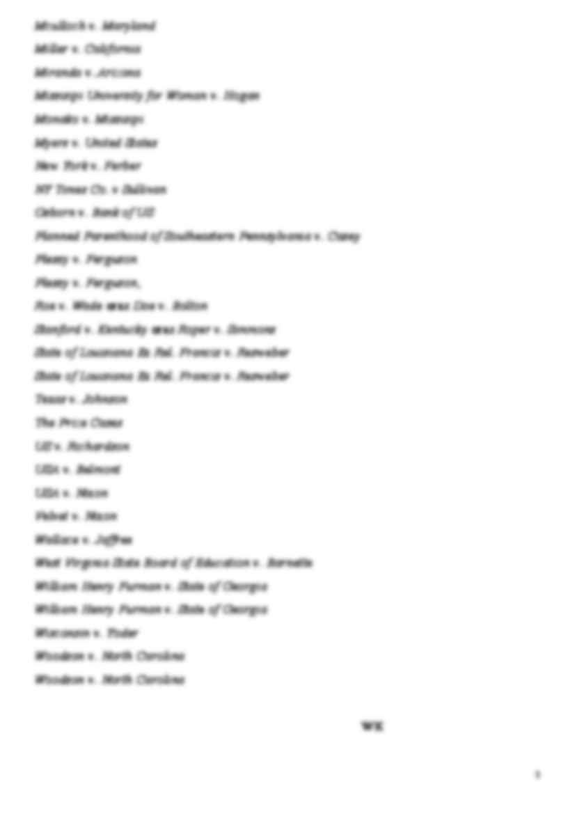 USA-Cases- zagadnienia na egzamin - strona 2