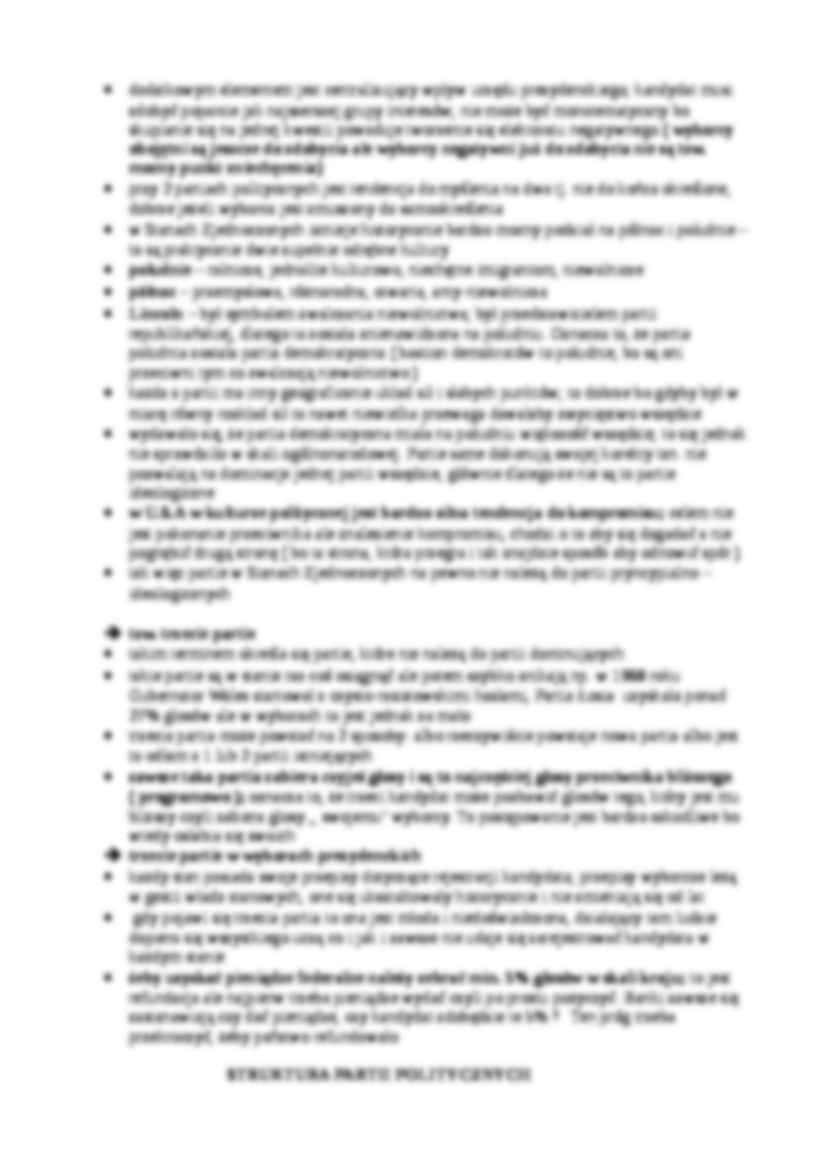 Partie polityczne  -wykład - strona 2
