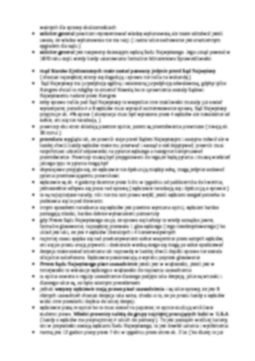 Wykład - system ustrojowy i prawny USA - strona 2