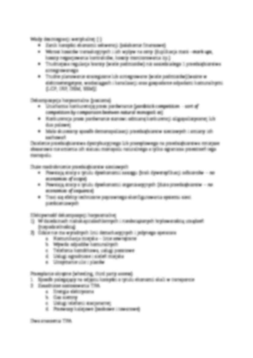 Dekompozycja pionowa jako warunek uruchomienia się rynkowych- opracowanie - strona 3