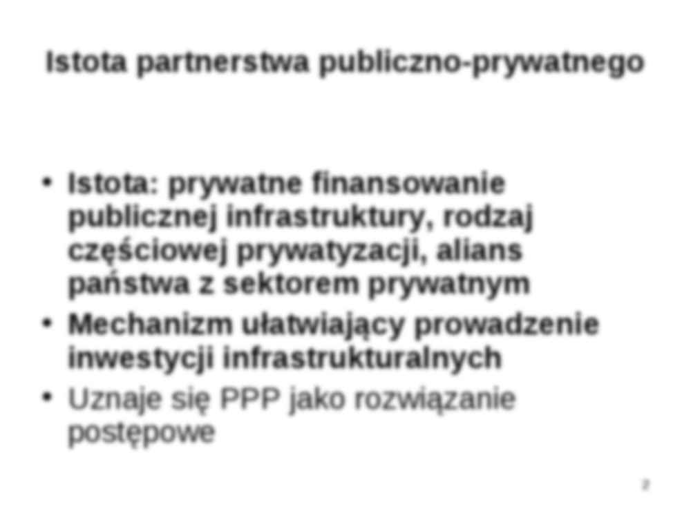 Partnerstwo publiczno- prywatne - strona 2