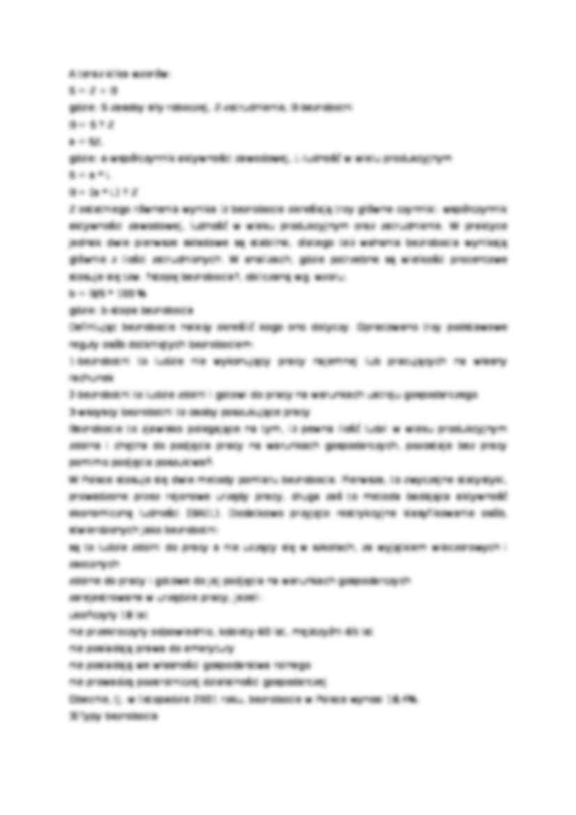 Bezrobocie- opracowanie - Aktywność zawodowa - strona 2