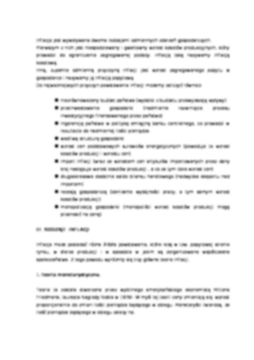 Inflacja- opracowanie - strona 2
