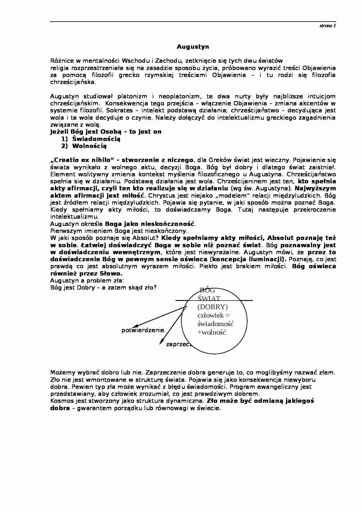 Filozofia - ćwiczenia 4 - strona 1