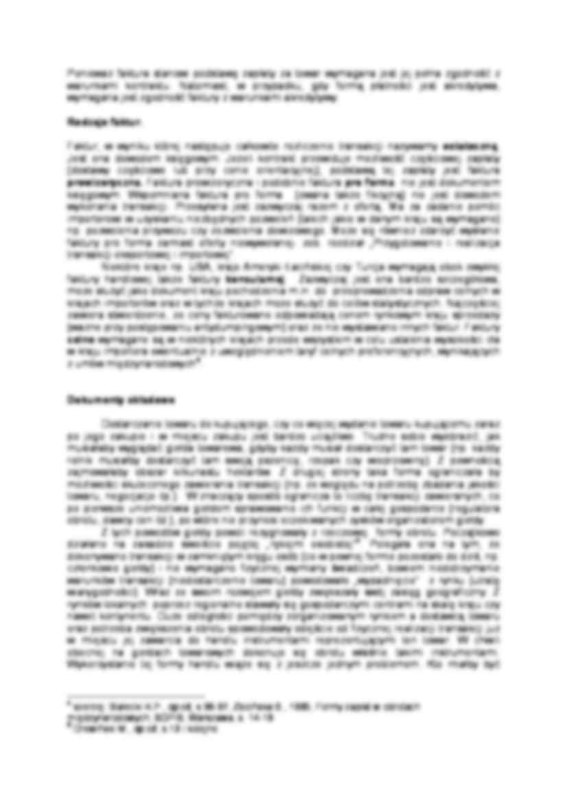 Dokumenty stosowane w obrocie towarowym z zagranicą- opracowanie - strona 2