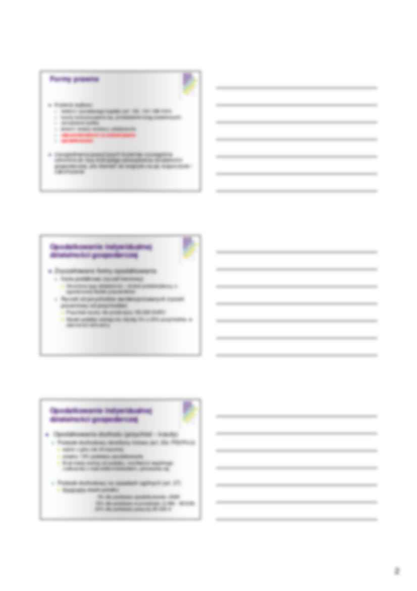 Forma prawna- opracowanie - strona 2