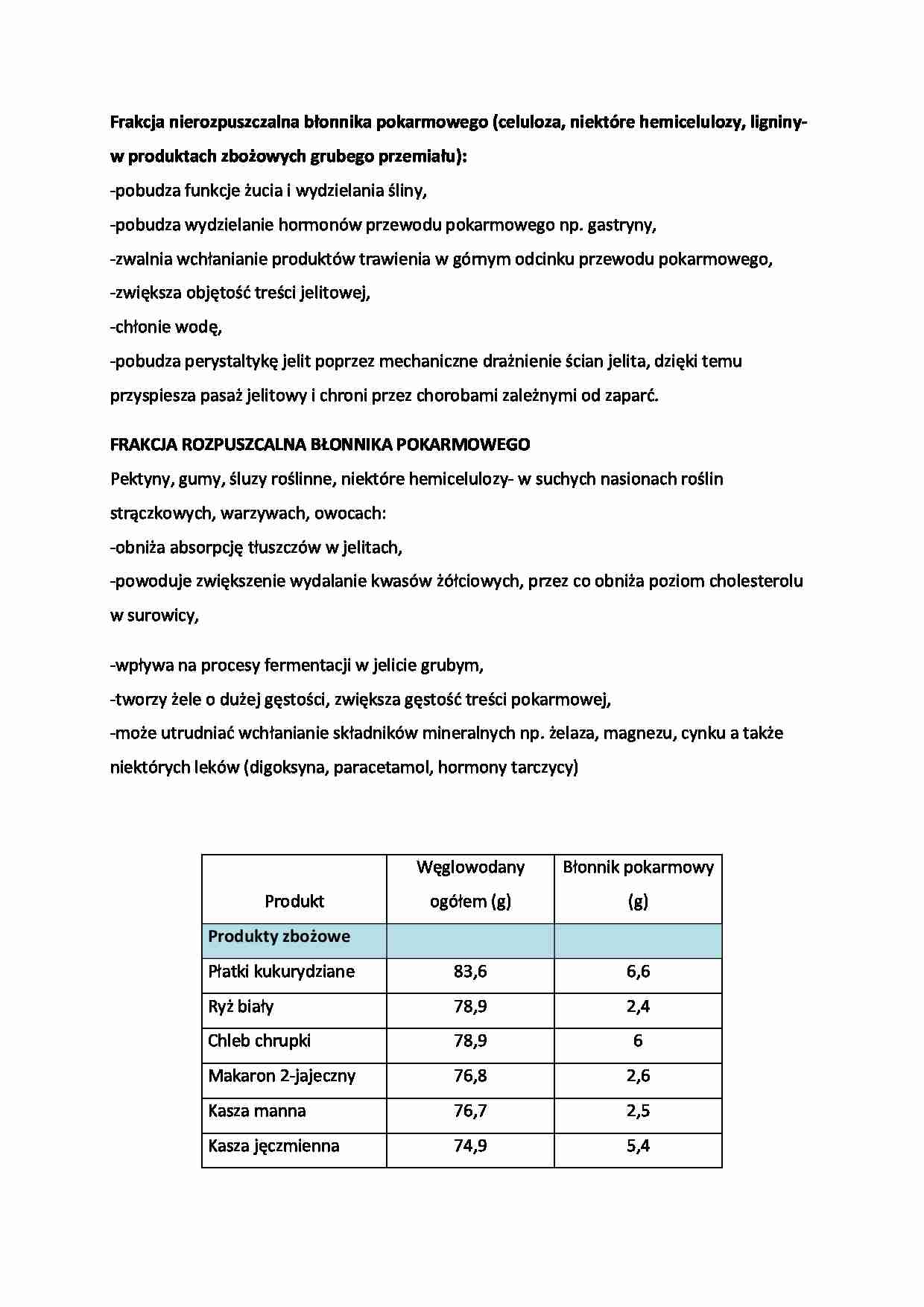 Błonnik - celuloza - strona 1