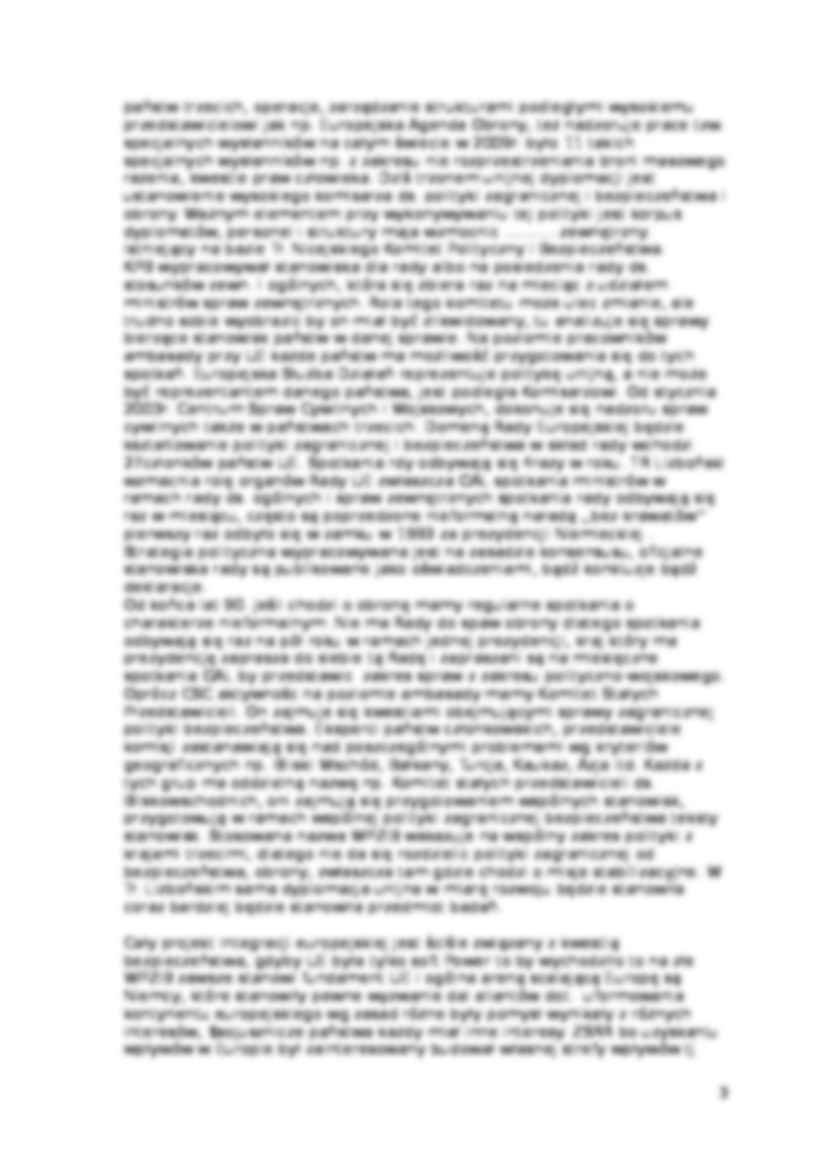 Stosunki zewnętrzne Unii Europejskiej- wykład 1 - strona 3